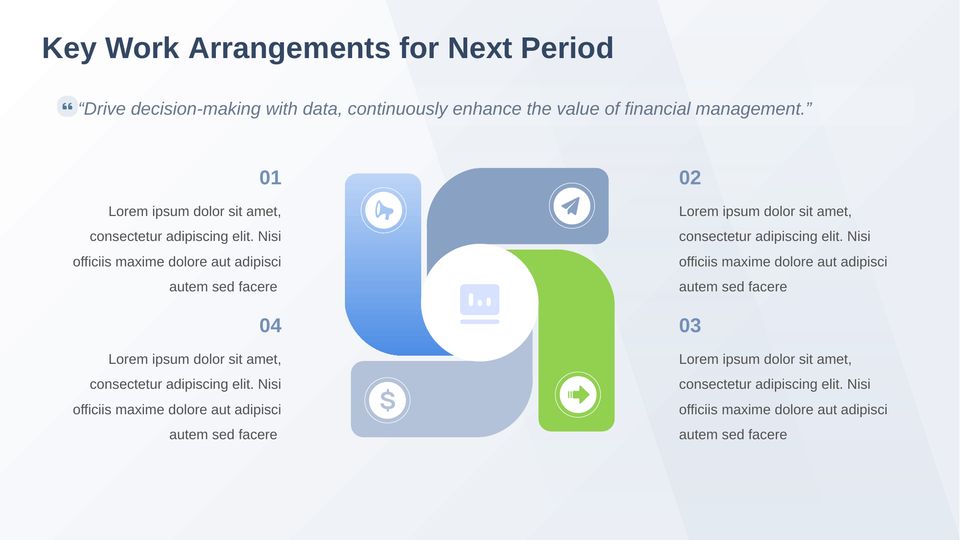 Financial Work Report PowerPoint Template - Page 16