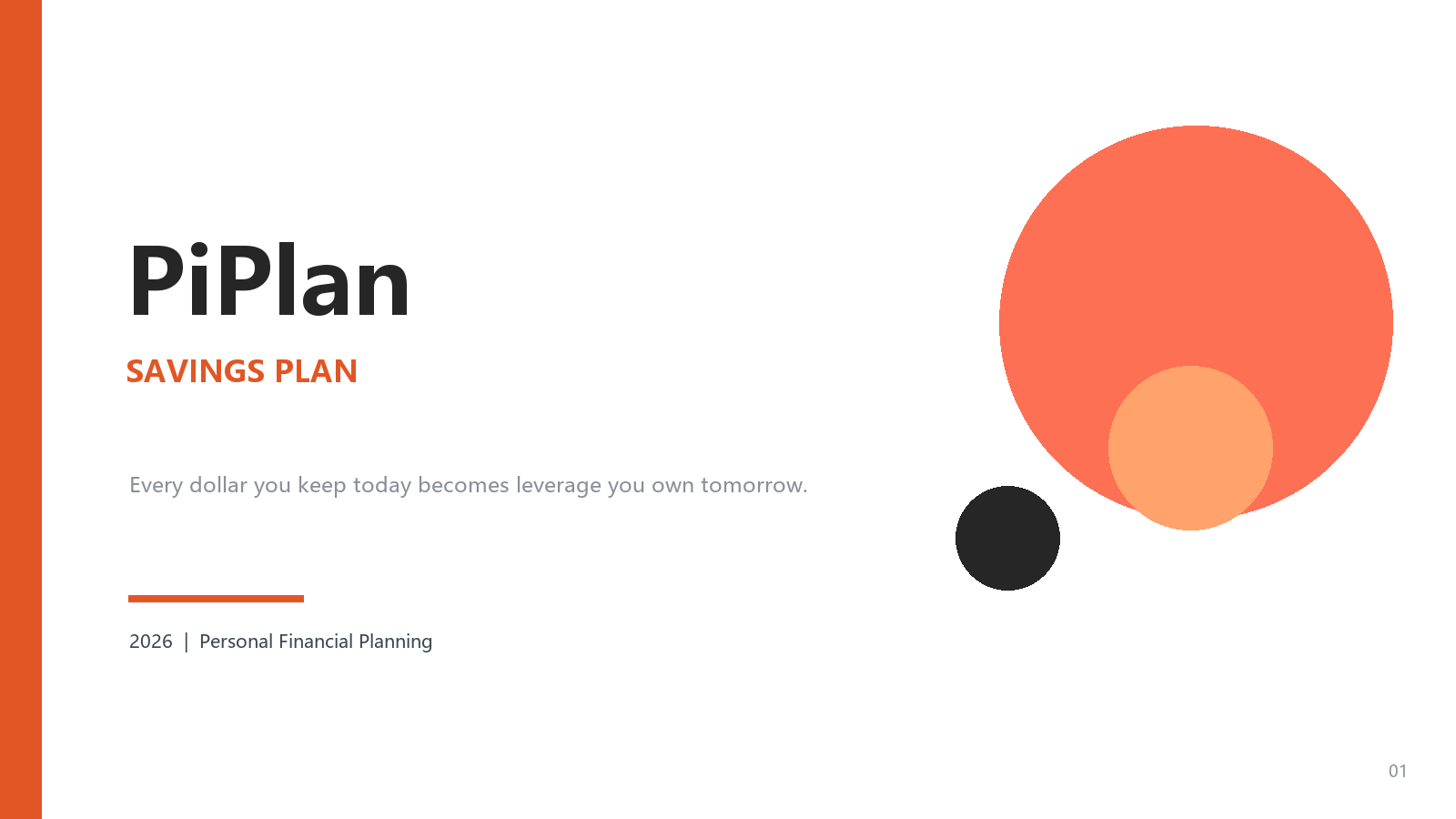 PiPlan Savings Plan slide 1